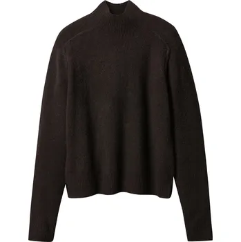 Dámský svetr esmara® Dámský pletený svetr (hnědá, M (40/42))