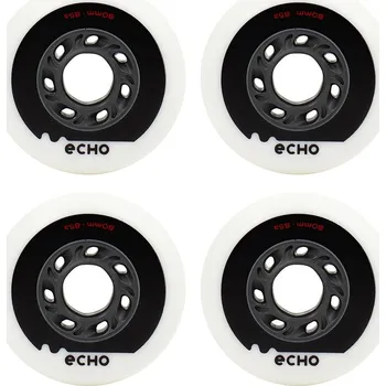 Kolečkové brusle Echo - Drift Wheels 80mm White/Grey - Kolečka na freestyle brusle (4ks)