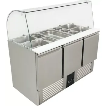 vasegastro Saladeta - 1,37 x 0,7 m - se 3 dvířky