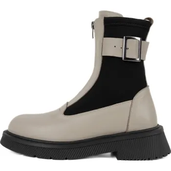 La Pinta kotníková kožená obuv béžová Velikost: 36