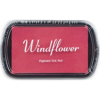 Razítková poduška SMT Creatoys Razítkovací polštářky 10x6cm Barva: Růžovo červený