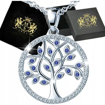 Náhrdelník Stříbrný náhrdelník Strom Života k narozeninám, výročí