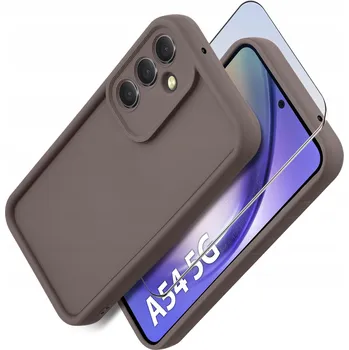 Pouzdro na mobilní telefon Zadní Kryt KrainaGSM pro Samsung Galaxy A54 5G hnědý