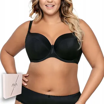 Podprsenka AVA Vyztužená podprsenka 1263 Painel černá plus size 85H