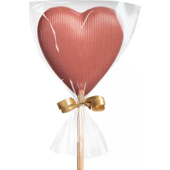 Čokoláda Janek - Čokoládové lízátko - srdíčko Ruby (Čokoládové lízátko - srdíčko Ruby - 13g)