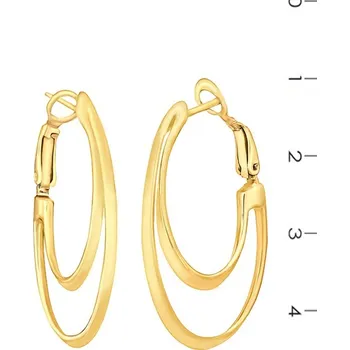 Náušnice Klasické náušnice půlkruhy COLIBRA