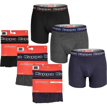 Boxerky KAPPA pánské boxerky bavlna 3 ks vel. M mix