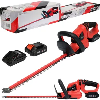 Nůžky na živý plot Akumulátorové nůžky na živý plot 45 cm + baterie 18 V 2 Ah Yato YT-828331