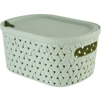 Koš na prádlo Úložný koš Tressy 2,3 l mátový polypropylen do koupelny 5five