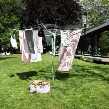 Sušák na prádlo BRABANTIA Lift O Matic 50 mb - zahradní sušák na prádlo ze nerezové oceli