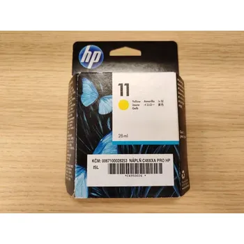 C4838A, HP 11 originální inkoustová náplň ellow 28ml, po expiraci se zárukou
