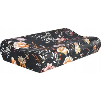 Polštář Povlak na ortopedický polštář saténový ALMANIA černý 34 x 52 cm