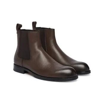 Pracovní obuv Kotníková obuv s elastickým prvkem BOSS Tayil-L 50552541 Hnědá 41