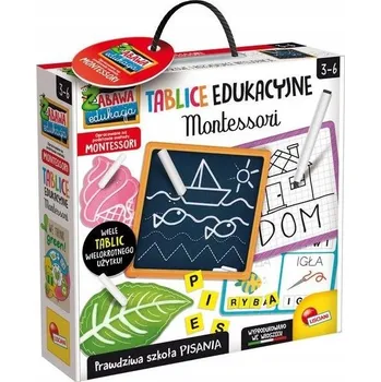 EDUKAČNÍ TABULE Lisciani Montessori MAGNETICKÁ Kreativní Tabule Bílá