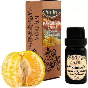 Vonný olej Éterický olej Mandarinka zelená z Kalábrie - lisovaná - 10ml
