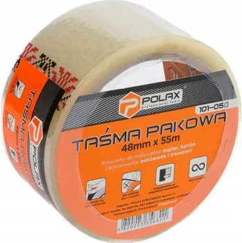 Lepicí páska Balicí páska Polax průhledná šířka 48 mm délka 55 m 1 ks