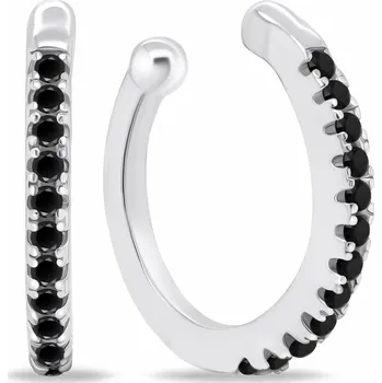 Náušnice Brilio Silver Trendy stříbrné záušnice s černými zirkony EA694WBC + 2 měsíce na vrácení zboží