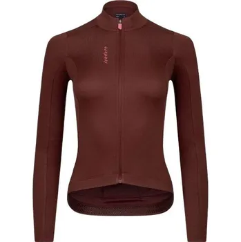 cyklistický dres Isadore Women's Debut Merino Long Sleeve Jersey - Bitter Chocolate L