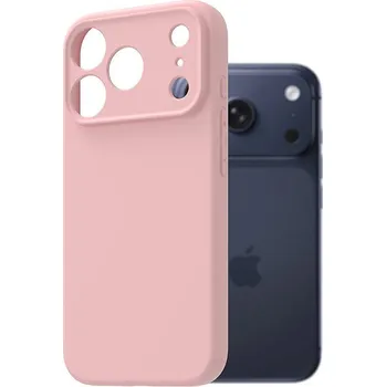 Pouzdro na mobilní telefon AlzaGuard Matte TPU Case pro iPhone 17 Pro růžový