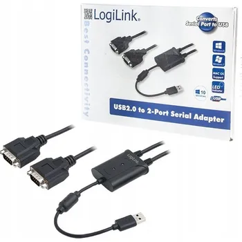 Zabezpečení domácnosti Převodník USB 2.0 na DB9 LogiLink AU0031