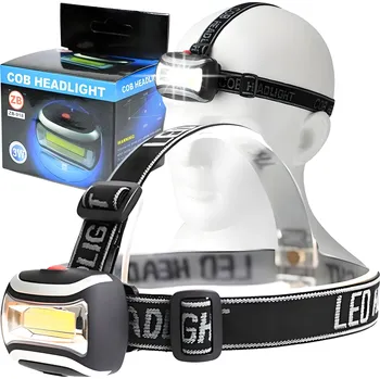 Čelovka ČELOVKA ČELOVÁ SVÍTILNA LED VÝKONNÁ LEHKÁ NA HLAVU TURISTICKÁ LED SVÍTILNA