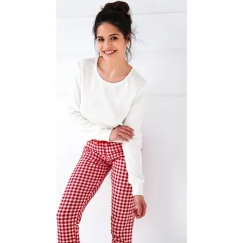 Dámské pyžamo Dámské pyžamo Sensis Perfect - bavlna Ecru L
