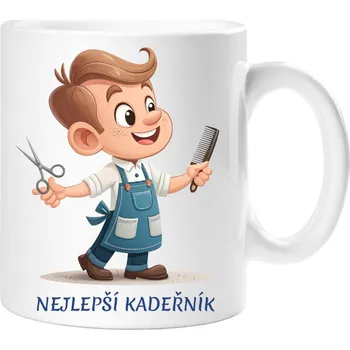 Dárkový hrnek pro kadeřníka - Hrneček nejlepší kadeřník - 330 ml / Jedna strana