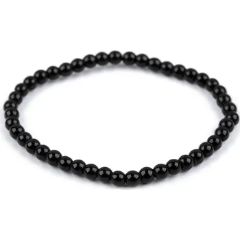 Náramek Perlový náramek, barva 8 (Ø6 mm) černá