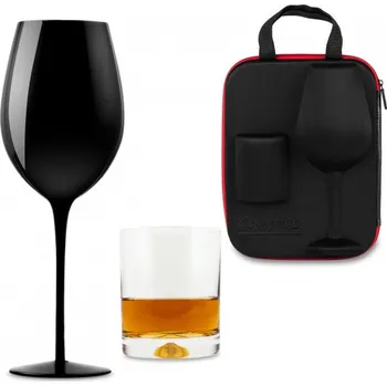 Party dekorace Pouzdro se sklenkou na whisky a víno