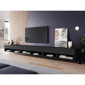 Televizní stolek TV stolek Adenik 300, Barva: černý grafit, Osvětlení: bez osvětlení MIRJAN 5903211454813