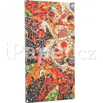 Diář Diář Paperblanks 2026 Gaudi’s Sun slim horizontální DE0747-1 - 530108675