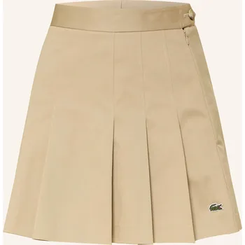 Dámská sukně Lacoste Dámská Skládaná Sukně, béžová, 36