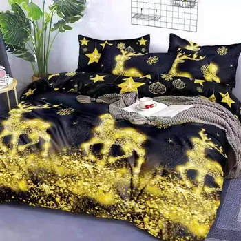 Povlečení 4dílné Vánoční povlečení VÁNOCE 1