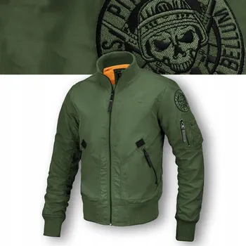 Moto bunda Pitbull pánská bunda bomber bez kapuce Centurion II velikost 3XL