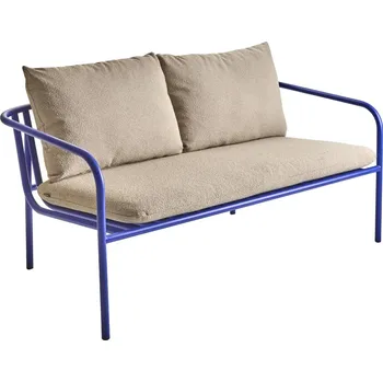 Zahradní pohovka Venkovní pohovka Brafab Bendt Indigo blue Teddy beige