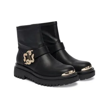 Dámské kozačky Polokozačky Just Cavalli 79RA3S95 ZSS76 Černá 40