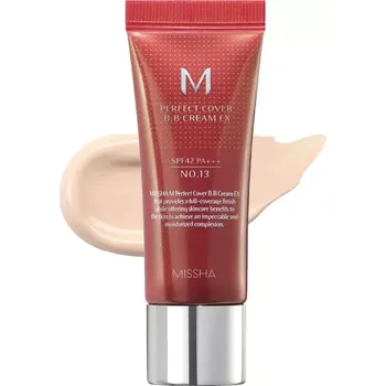 MISSHA M Perfect Cover BB Cream EX - Hydratační BB krém s UV ochranou No.13 Bright Beige