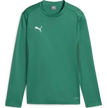 Chlapecká mikina Dětská mikina PUMA TEAMGOAL TRAINING SWEAT JR 658651_05 SPORT GREEN/POWER GREEN 128
