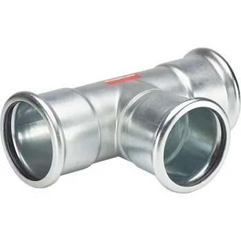 rozdělovač topení KAN-therm Steel T-kus z uhlíkové oceli lisovací, pro topení, profil "M" 22 mm, 1509257012