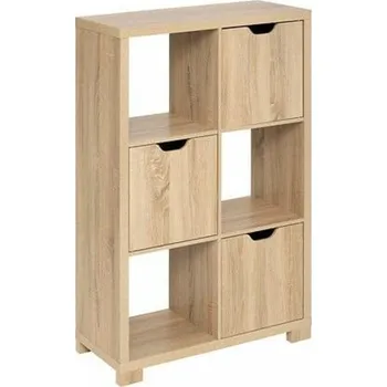 Nábytek Třídveřová skříňka Bivoak s efektem dřeva