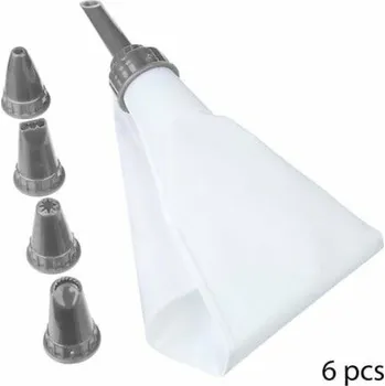 CUKRÁŘSKÝ SÁČEK NA ZDOBENÍ DORTŮ + 5 TRYSK