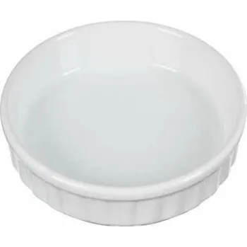 Keramická zapékací miska na Creme Brulee bílá kulatá 12,5 cm 5five simply smart