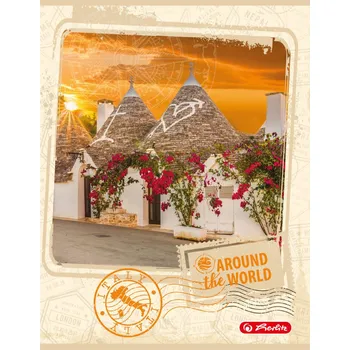 Sešit Linkovaný zápisník Herlitz A5, 60 listů