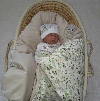 Zavinovačka Pro útulný domov Péřová zavinovačka Kapradí s béžovou TYP zavinovačky: ČTVERCOVÁ, ROZMĚR zavinovačky: 70 x 70 cm