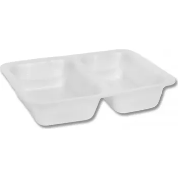 Jednorázové nádobí Green Deal XPP zatavovací miska 2-dílná bílá 400 ks