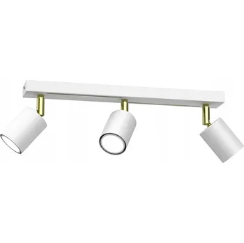 Bodové svítidlo Luminex 4587 bodové svítidlo Striper bílo/zlaté 3xGU10