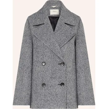 Dámský kabát Lanius Dámský Caban Kabát, šedá / modrá, 36