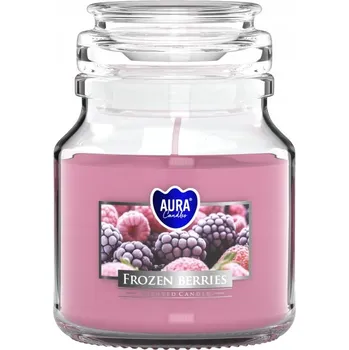 Svíčka Parafínová vonná svíčka MRAŽENÉ BOBULOVINY Aura 1 ks