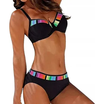 Dámské plavky Bikiny plavky s vyztuženými košíčky, velikost L S140