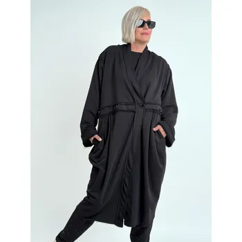 Dámský svetr H4 Dlouhý kardigan MARGARET 664 Černá, 38